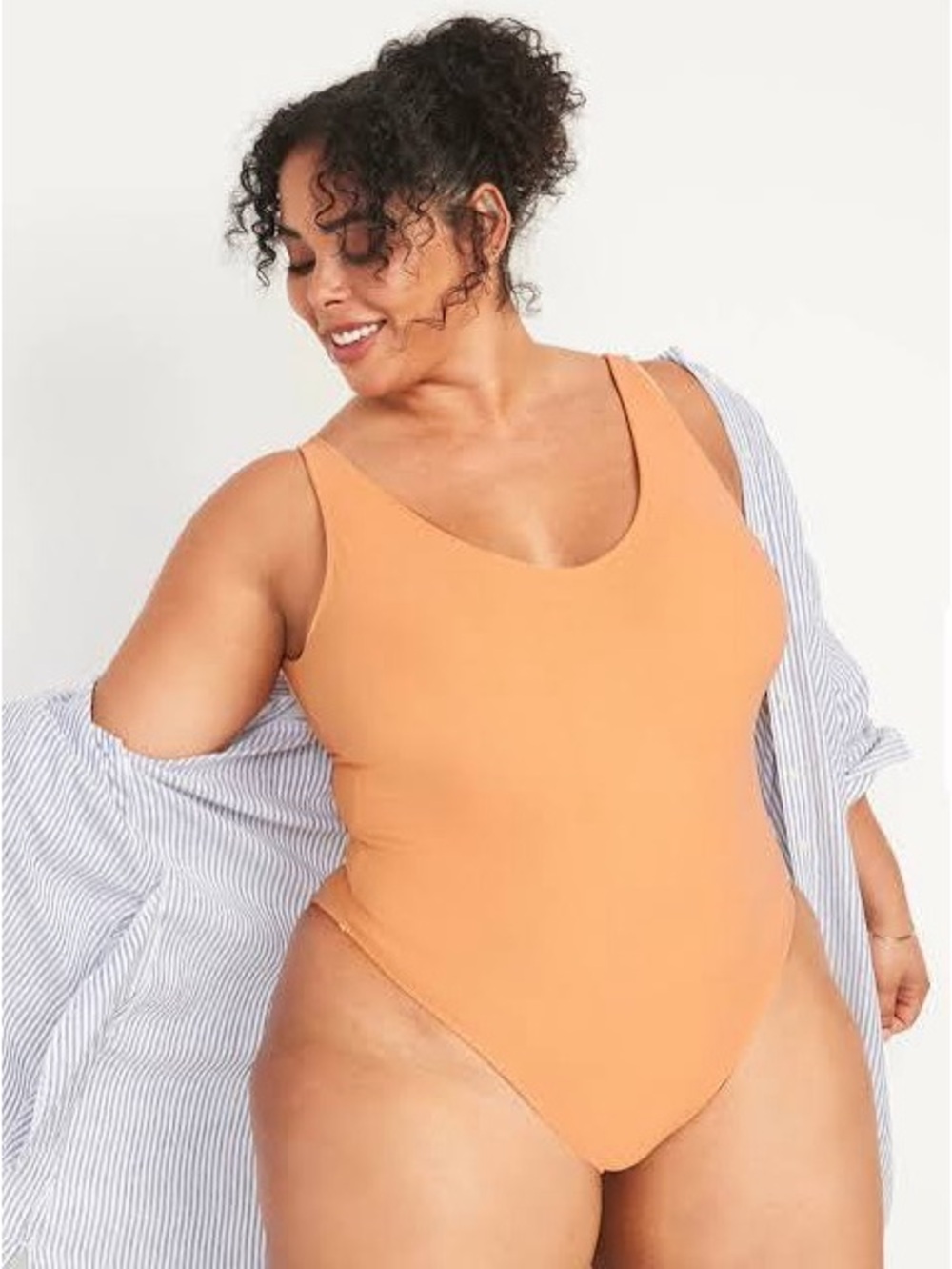 NWT Old Navy Orange Terry One Piece 4X